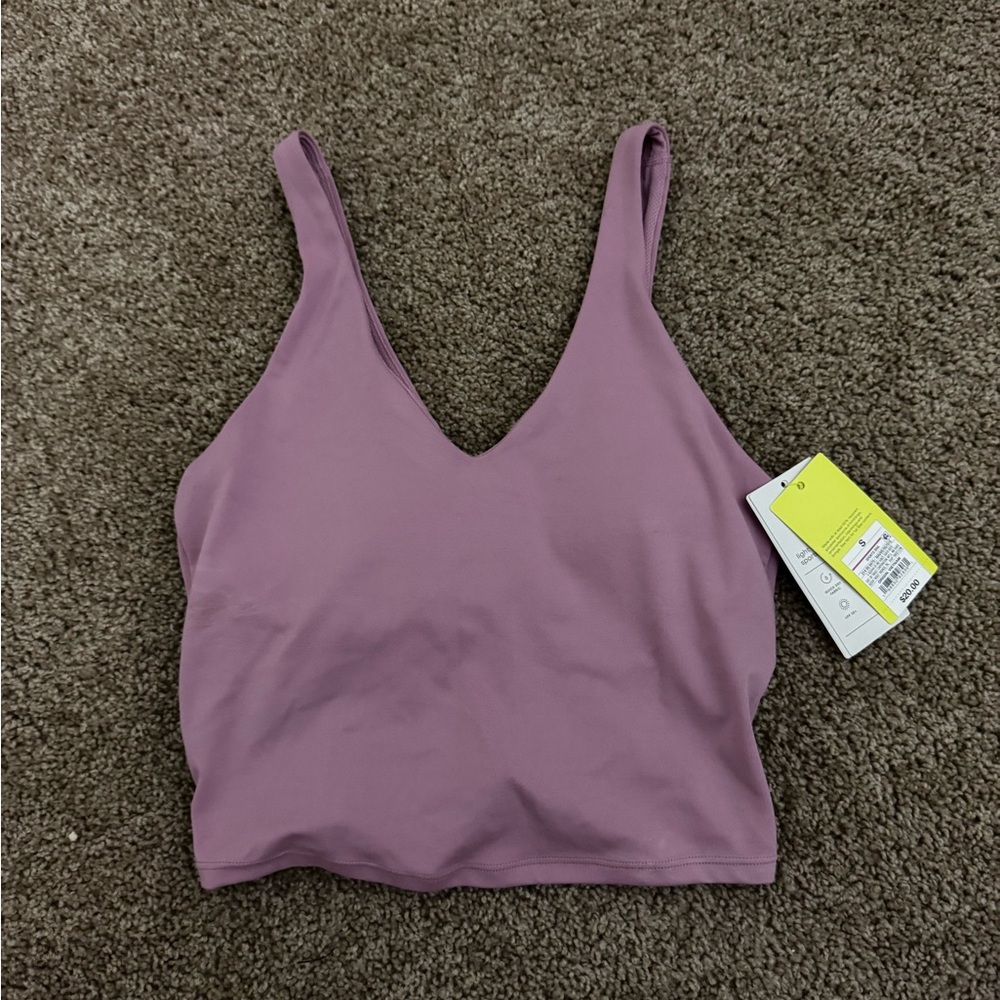 All in Motion Mauve Crop Top